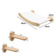 Corde d'escalade murale pour chat en sisal et bois - One PETS-TOP – vue 15