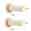 Arbre à chat mural – Étageres bois, griffoirs, hamac et perchoirs solides Lot de 2 griffoirs One PETS-TOP