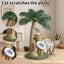 Arbre à chat palmier 82 cm – Poteau à gratter, jouets & nid douillet - One PETS - TOP