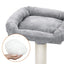 Arbre À Chat, Stable Avec Niche, Hauteur De 143 Cm, Gris Clair Pct15W - One PETS - TOP