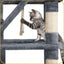 Arbre à chat XXL 185 cm – Multi-niveaux, 3 niches, hamacs & griffoirs One PETS-TOP