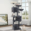 Arbre à chat XXL 193 cm – Multi - niveaux, 3 niches, hamac & griffoirs - One PETS - TOP