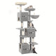 Arbre à chat XXL 193 cm – Multi - niveaux, 3 niches, hamac & griffoirs - One PETS - TOP