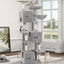 Arbre à chat XXL 193 cm – Multi - niveaux, 3 niches, hamac & griffoirs - One PETS - TOP