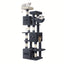Arbre à chat XXL 193 cm – Tour géante 7 niveaux avec niches & griffoirs - One PETS - TOP