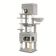 Arbre à chat XXL – 7 poteaux griffoirs, hamac & 2 niches - One PETS - TOP