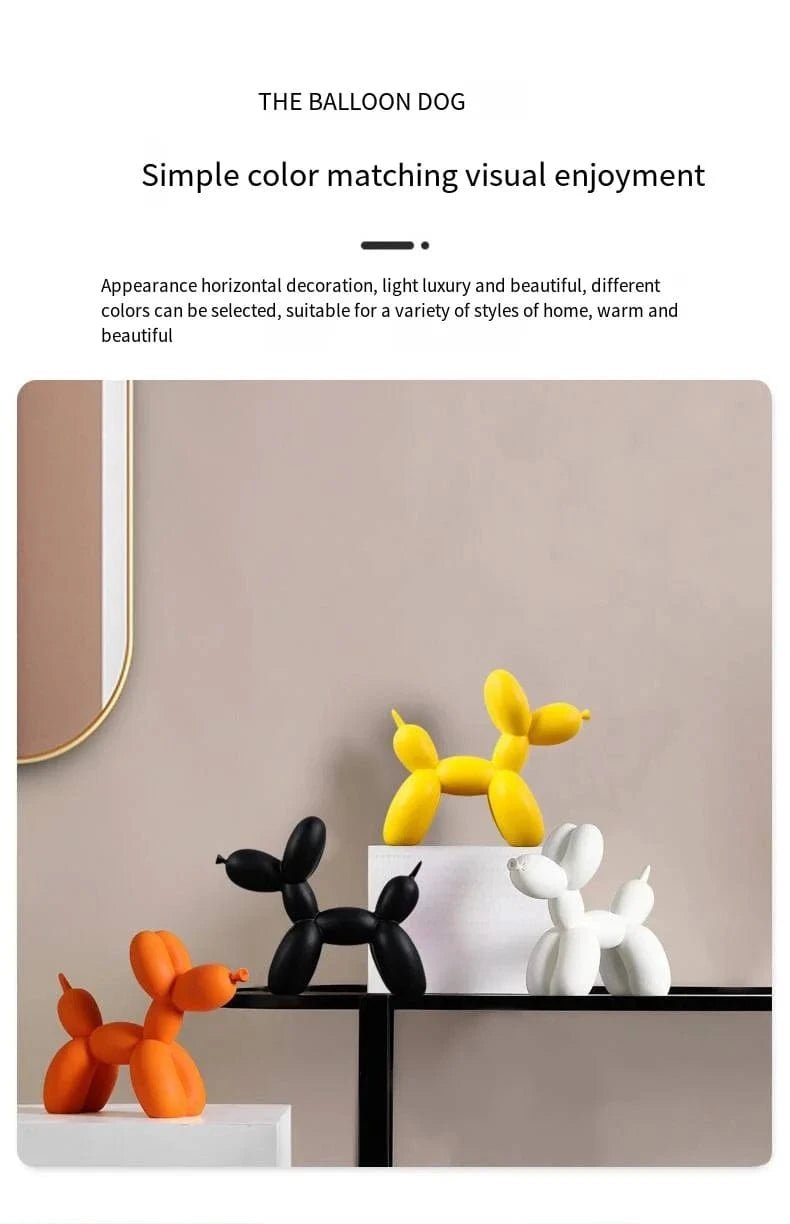 Ballon créatif nordique en résine – Décoration chien salon bureau PawLuxe™ - One PETS - TOP