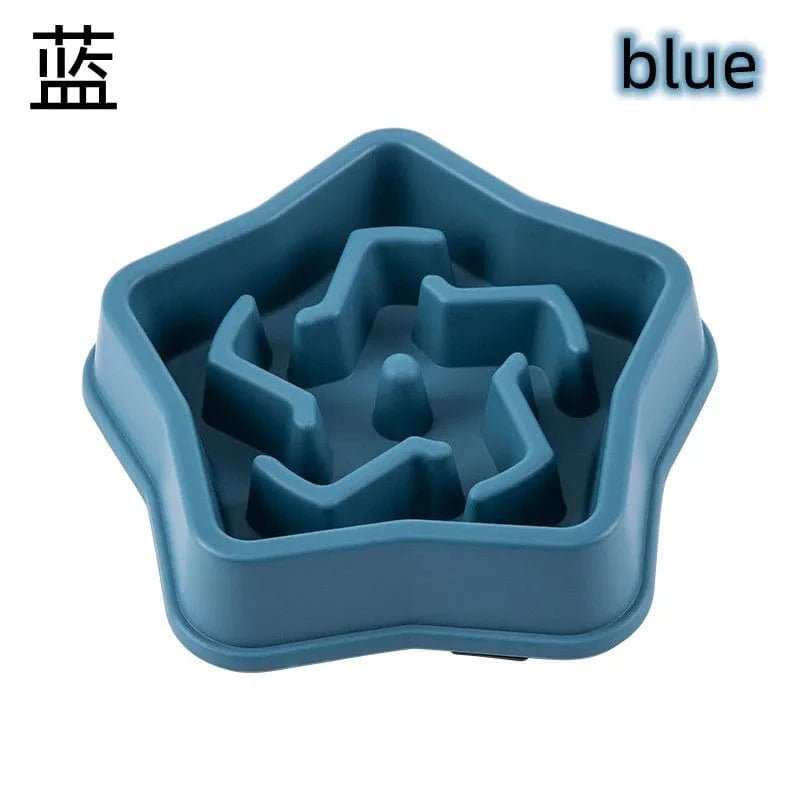 Bol nourriture lente anti - étouffement pour chiens et chats – Multicouleurs - One PETS - TOP
