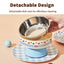 Bol surélevé en inox pour animaux – Design coloré, ergonomique & anti - fatigue - One PETS - TOP