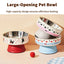 Bol surélevé en inox pour animaux – Design coloré, ergonomique & anti - fatigue - One PETS - TOP