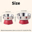 Bol surélevé en inox pour animaux – Design coloré, ergonomique & anti - fatigue - One PETS - TOP