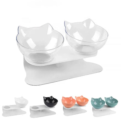 Bols antidérapants simples & doubles pour chats et chiots – Support inclinable - One PETS - TOP