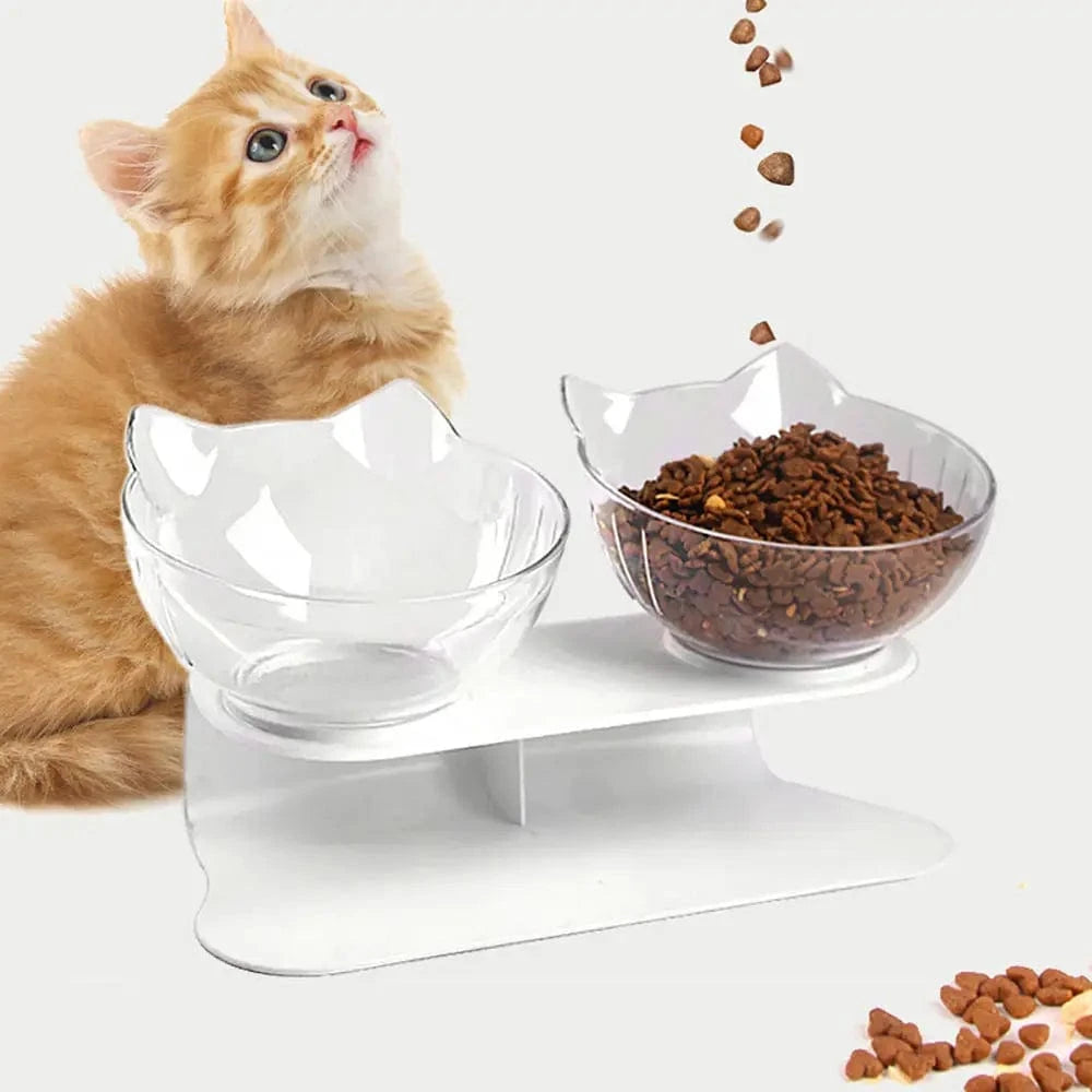 Bols antidérapants simples & doubles pour chats et chiots – Support inclinable One PETS-TOP