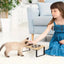 Bols surélevés 15° pour chat & chiot – Inclinés anti - vomissement avec support bois - One PETS - TOP