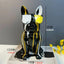 Bouledogue Éclatant En Résine : Art Canin Coloré 🐶🌈 Black-White gold One PETS-TOP