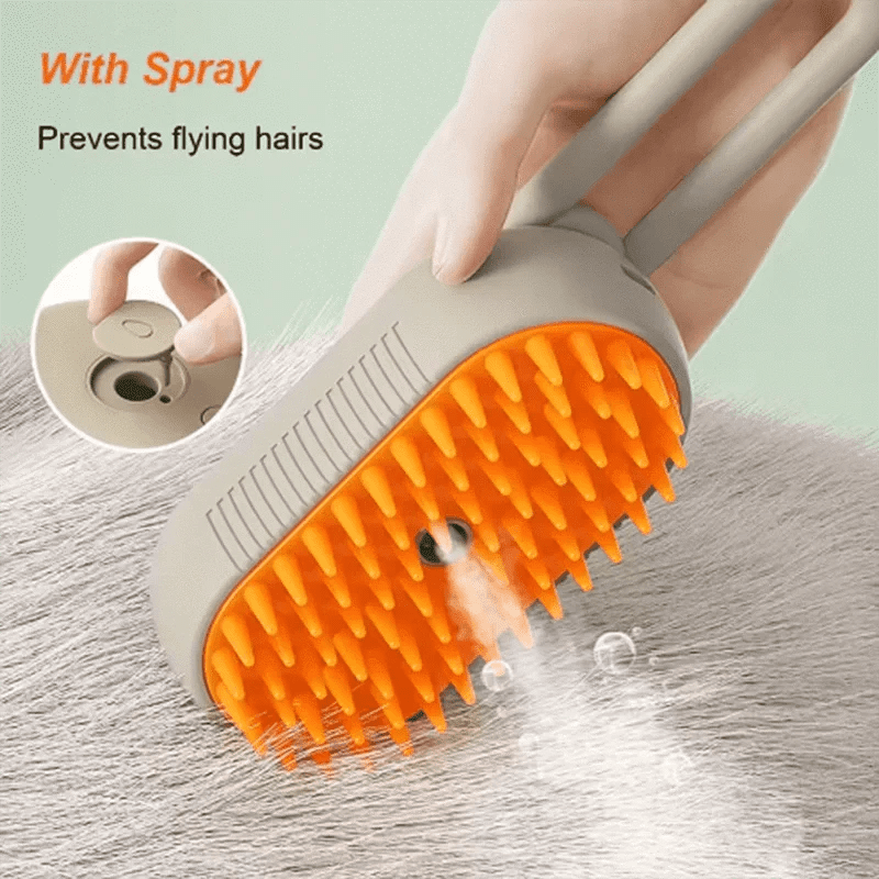Brosse de massage spray pour chien & chat – Bain, épilation & peigne - One PETS - TOP