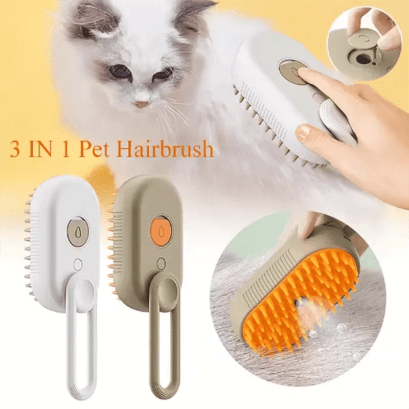 Brosse de massage spray pour chien & chat – Bain, épilation & peigne - One PETS - TOP