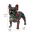 Bulldog Coloré En Résine - Artisanat Diy Unique - One PETS - TOP