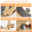 Roue d’exercice XL pour chat – Bois naturel, silencieuse & stable