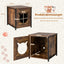Meuble cache-litière design métal – Niche respirante & facile à nettoyer