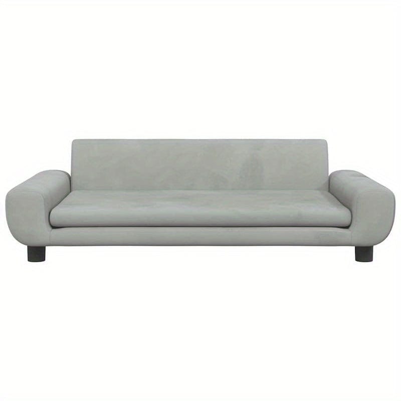 Canapé - lit pour chien en velours gris – Sofa design et confortable - One PETS - TOP