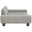 Canapé-lit pour chien en velours gris – Sofa design et confortable Gris One PETS-TOP