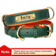 🐾 Collier en cuir personnalisé pour chien – avec plaque gravée nom et téléphone – One PETS-TOP – détail