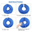 Collier Gonflable De Récupération Collerette De Protection Ajustable Cône De Cicatrisation Confortable Pour Chien (S) S (Cou: 13 - 16cm / 5.1 - 6.3in) One PETS-TOP