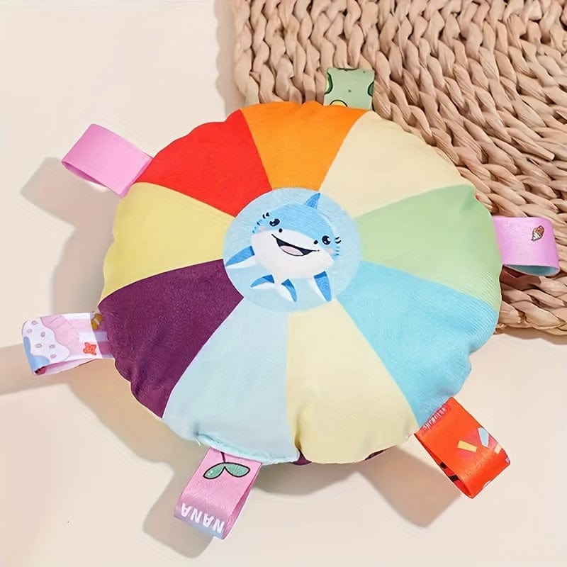 Colorful Interactive Plush Dog Toy with Squeaker - Durable Chew Toy for All Breeds, Musical Note & Animal Design for Training and Play, Soft Plush Material 1pc (pattern Random) One PETS-TOP