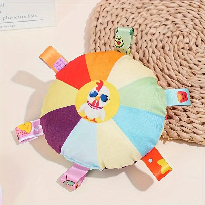 Colorful Interactive Plush Dog Toy with Squeaker - Durable Chew Toy for All Breeds, Musical Note & Animal Design for Training and Play, Soft Plush Material 1pc (pattern Random) One PETS-TOP