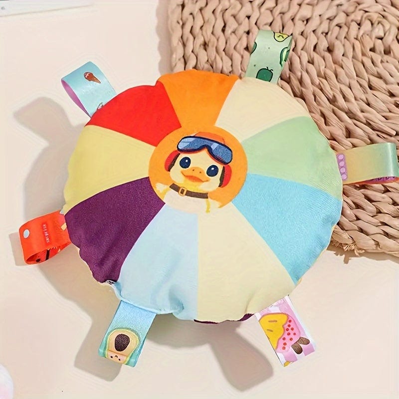 Colorful Interactive Plush Dog Toy with Squeaker - Durable Chew Toy for All Breeds, Musical Note & Animal Design for Training and Play, Soft Plush Material 1pc (pattern Random) One PETS-TOP