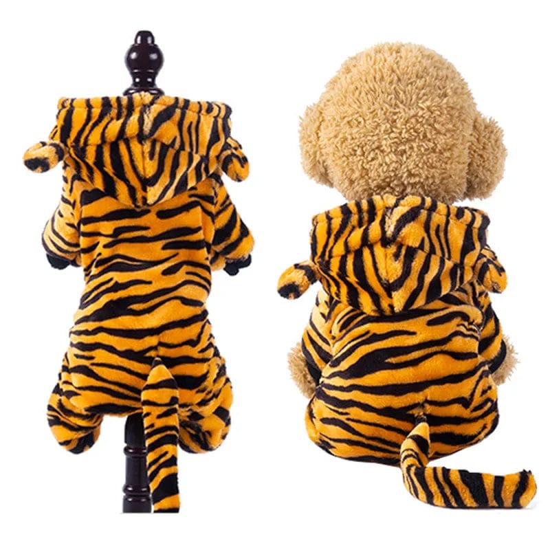 Combinaison Polaire pour Chien ou Chat – Chaude et Mignonne Tiger / XS One PETS-TOP