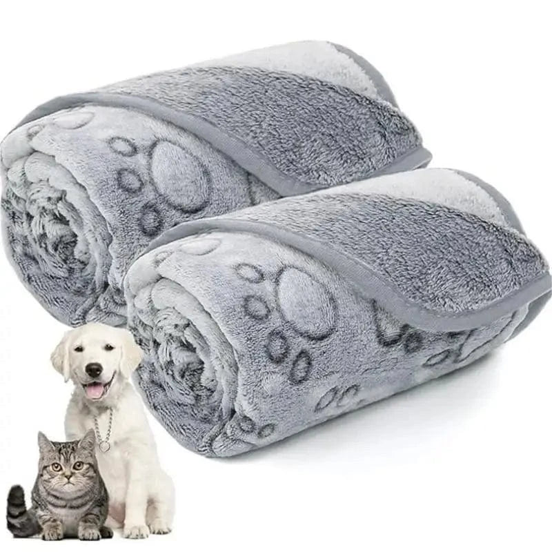 Couverture douce pour chien & chat – Tapis moelleux chaud et confortable One PETS-TOP
