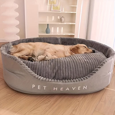 Lit ovale pour chien & chat – Coussin orthopédique toutes saisons