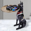 Décoration Design Chien Doberman Porte-Plateau – Sculpture Moderne En Résine One PETS-TOP
