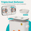 Distributeur automatique 8,5L pour chats & chiens – Réserve hermétique Blanc One PETS-TOP