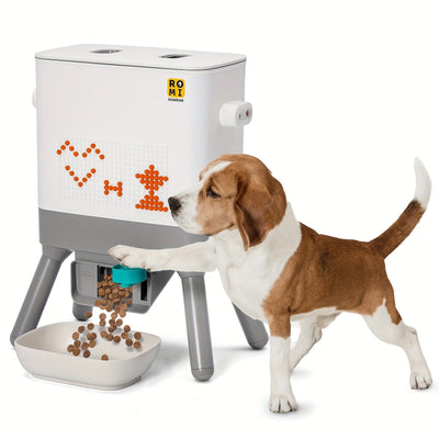 Distributeur automatique 8,5L pour chats & chiens – Réserve hermétique Blanc One PETS-TOP