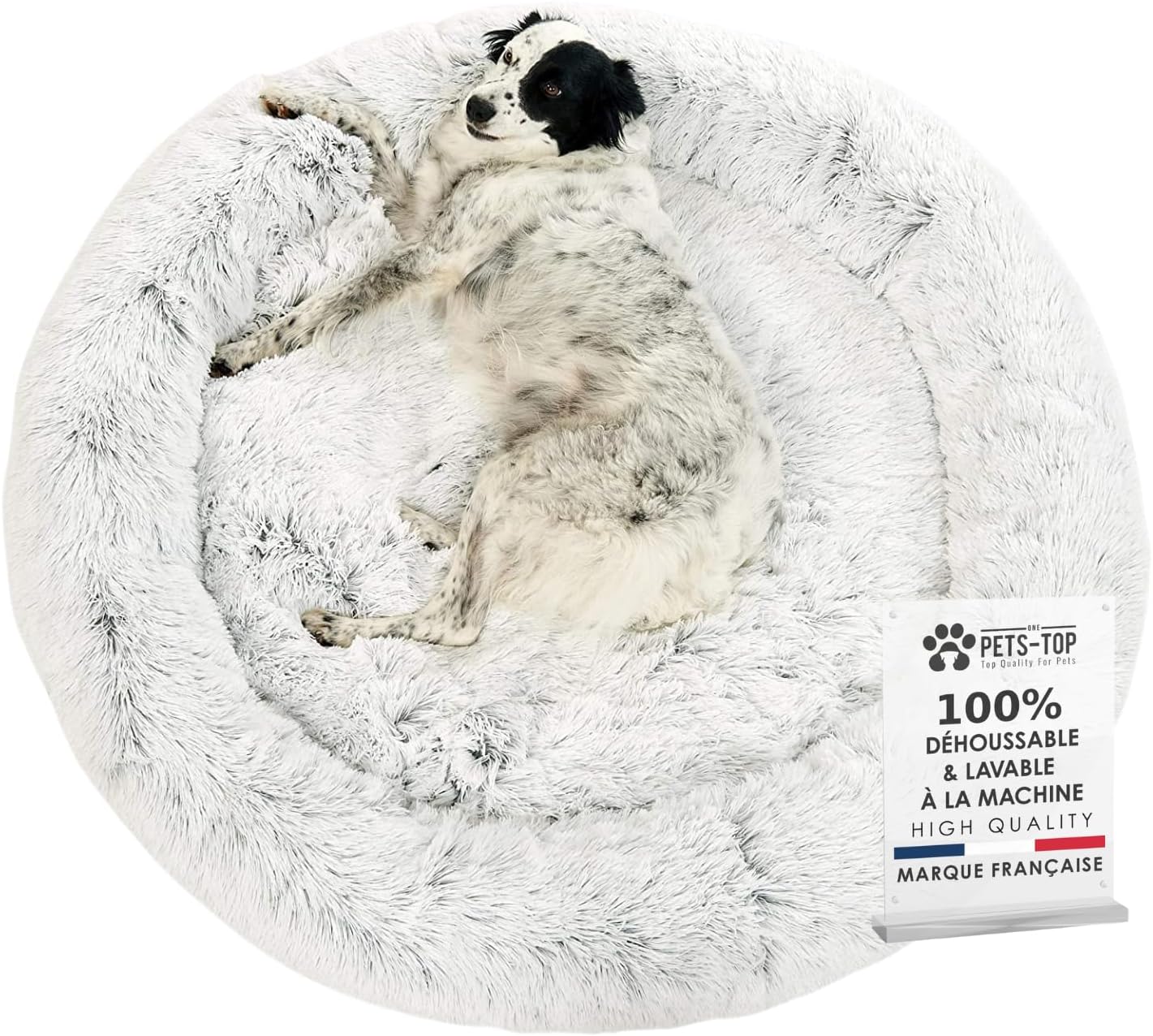 Panier apaisant pour chien – DODO Donut™ orthopédique & anti-stress