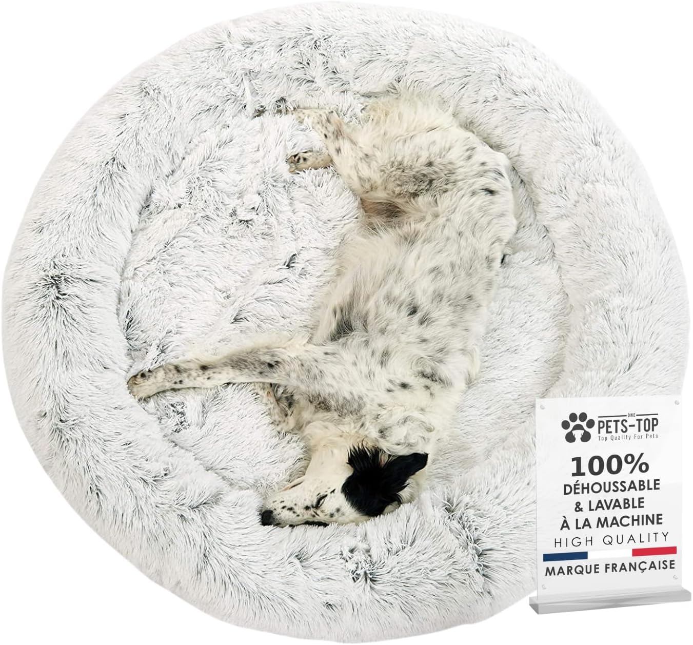Panier apaisant pour chien – DODO Donut™ orthopédique & anti-stress