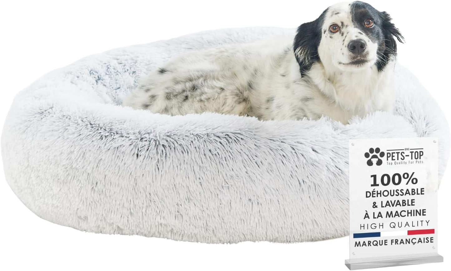 Panier apaisant pour chien – DODO Donut™ orthopédique & anti-stress