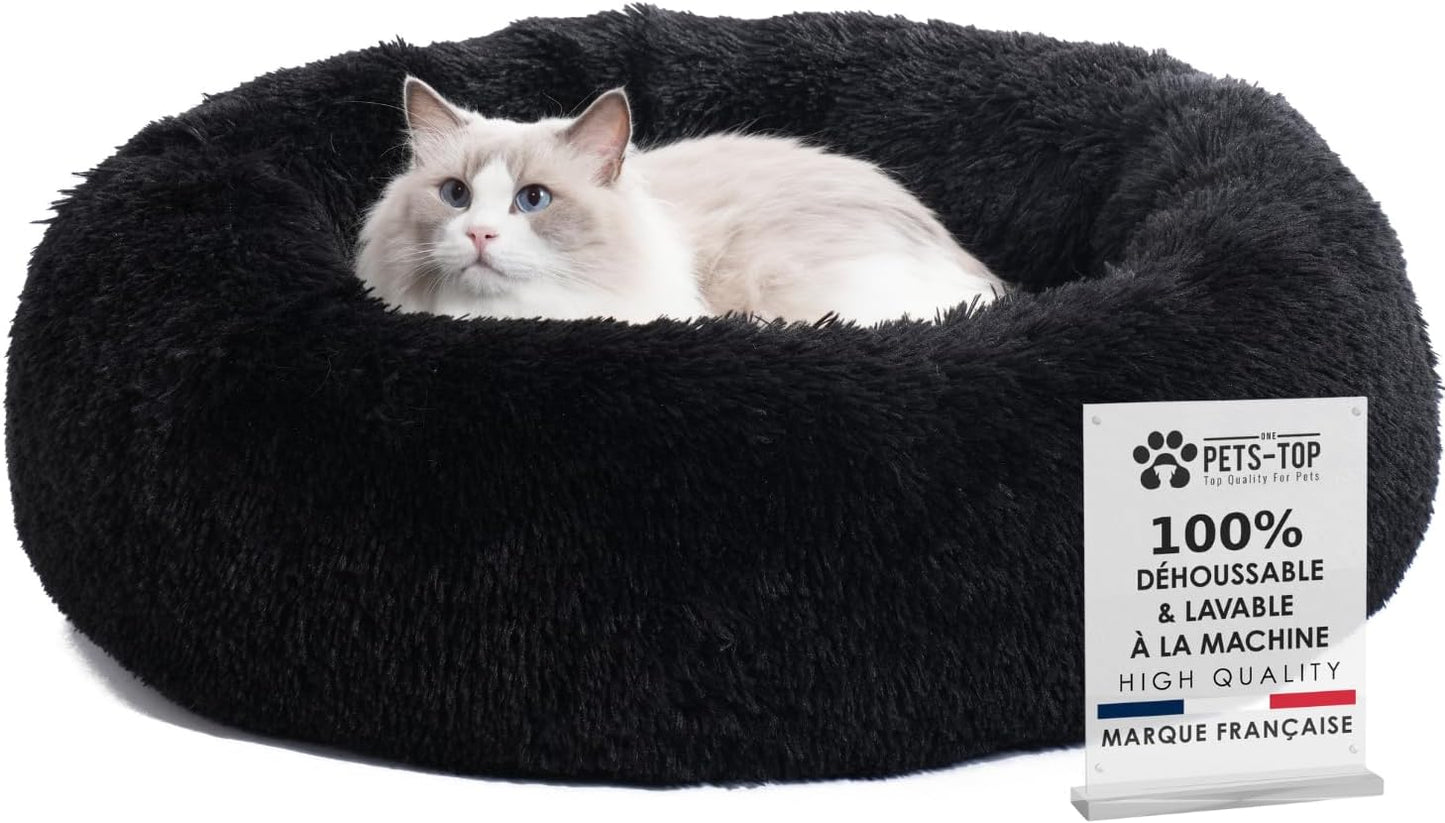 Panier apaisant pour chien – DODO Donut™ orthopédique & anti-stress