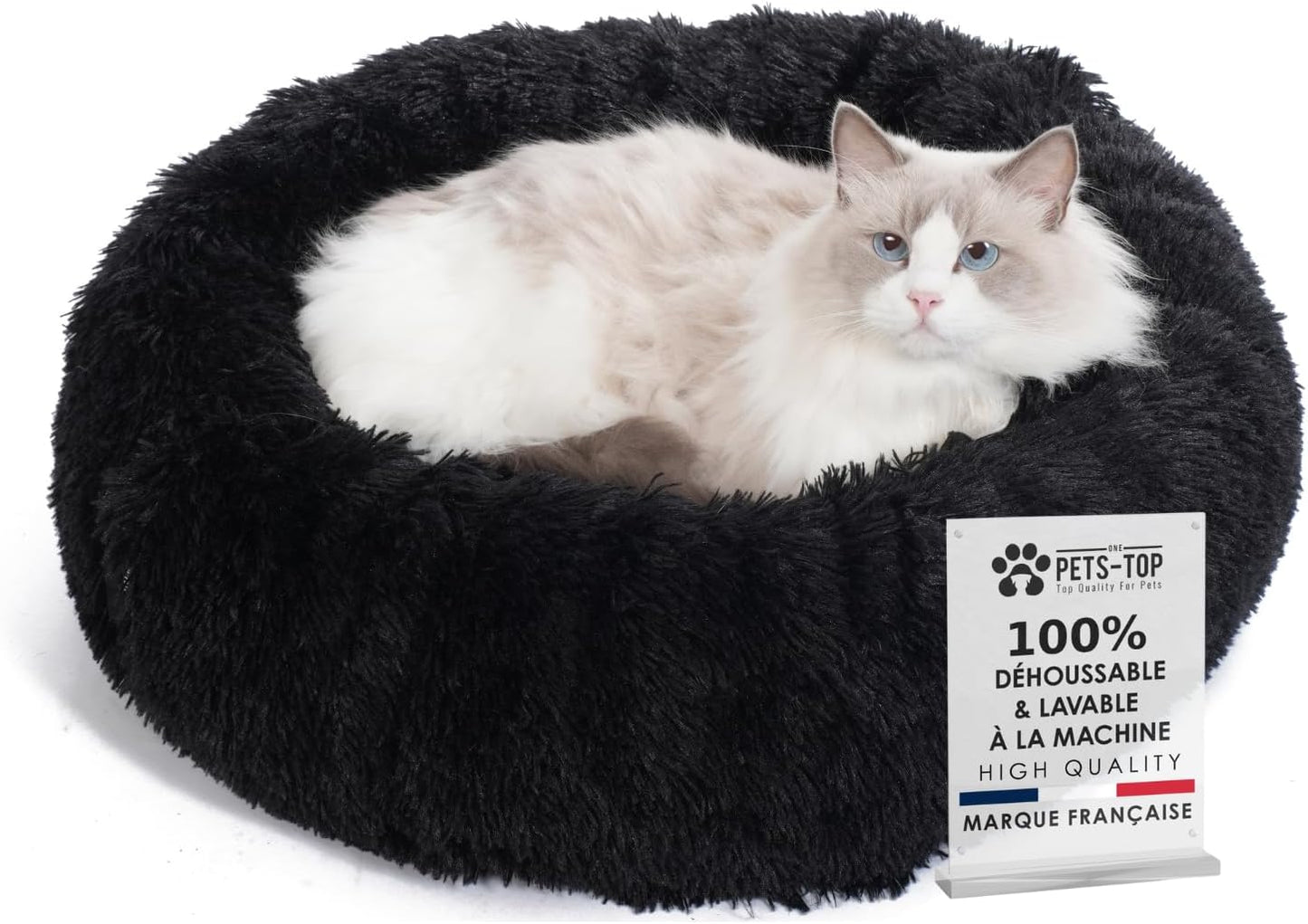 Panier apaisant pour chien – DODO Donut™ orthopédique & anti-stress