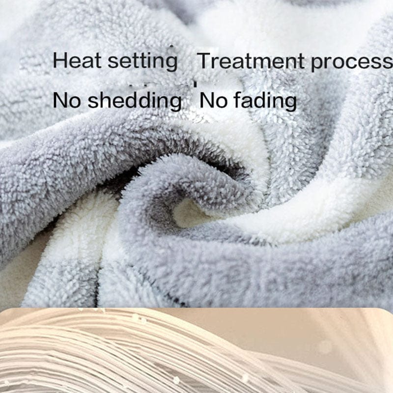 Dog Coral Fleece Towel Super Absorbent Pet Bath Towel Microfiber Dog Drying Towel One PETS-TOP