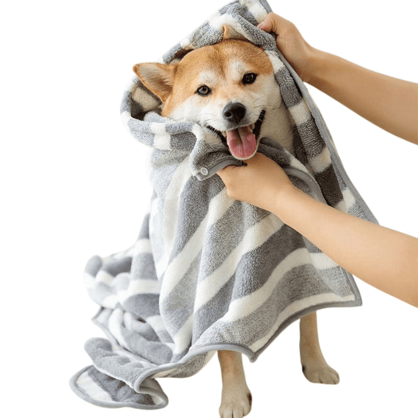 Dog Coral Fleece Towel Super Absorbent Pet Bath Towel Microfiber Dog Drying Towel One PETS-TOP