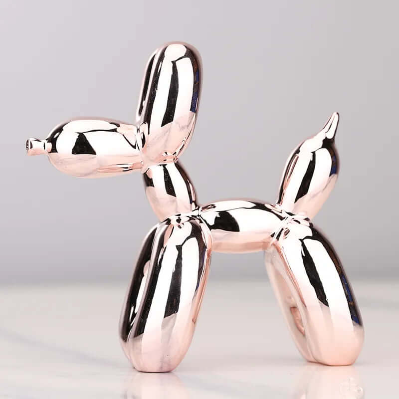 Élégante Sculpture De Chien En Résine Électroplaquée - One PETS - TOP