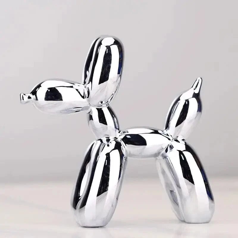 Élégante Sculpture De Chien En Résine Électroplaquée - One PETS - TOP