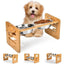 Elevatepaws™ Bamboo Adjustable Pet Bowl Stand 🐾 - One PETS - TOP