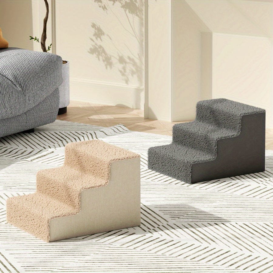 Escaliers 3 marches chien & chat – Housse lavable & antidérapante - One PETS - TOP