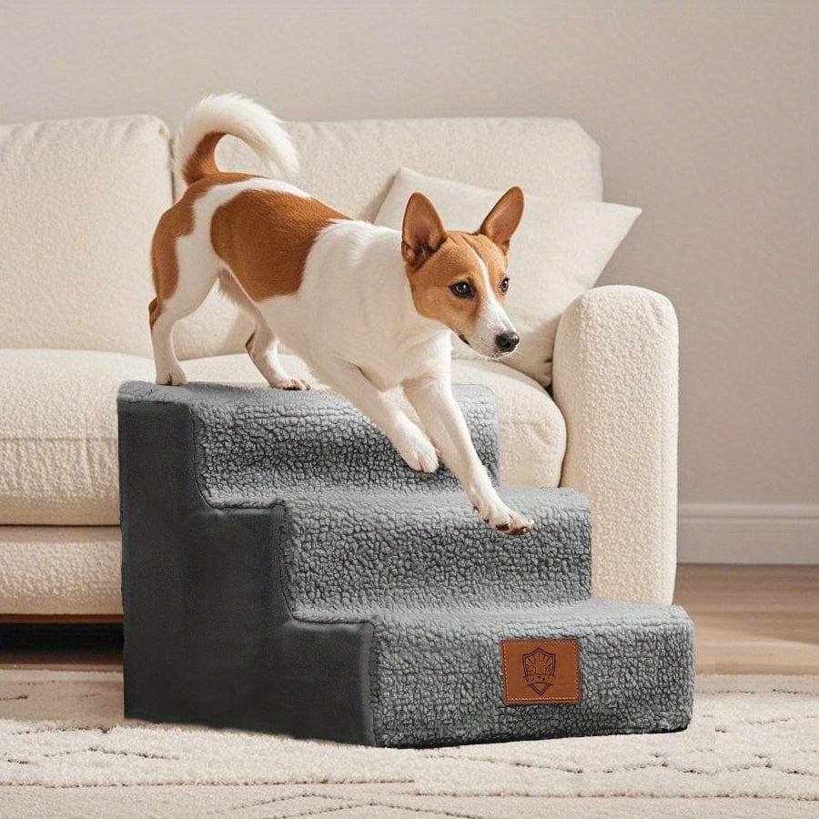 Escaliers 3 marches chien & chat – Housse lavable & antidérapante - One PETS - TOP