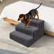 Escaliers 3 marches chien & chat – Housse lavable & antidérapante - One PETS - TOP